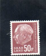 SARRE 1957 ** - Unused Stamps