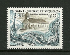 St.Pierre Et Miquelon 1974     N° 439      Eglise De Miquelon     NEUF - Unused Stamps