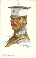 ILLUSTRATEUR EMILE DUPUIS  INFANTERIE JAPONAISE MILITAIRE MILITARIA  EDIT. PARIS COLOR N° 12 NOS ALLIES - Dupuis, Emile