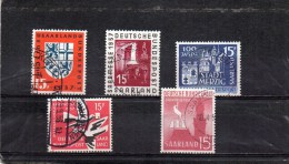 SARRE 1957-8 O - Used Stamps