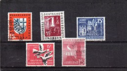 SARRE 1957-8 O - Used Stamps