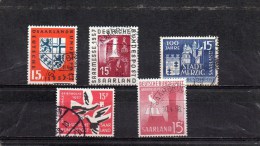 SARRE 1957-8 O - Used Stamps