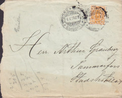 Finland VIBORG 1898 Cover Brief To TAMMERFORS (2 Scans) - Storia Postale