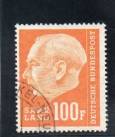 SARRE 1957 O - Used Stamps