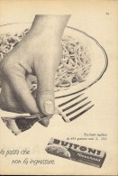 # PASTA BUITONI 1950s Advert Pubblicità Publicitè Publicidad Reklame Food Alimentation Alimentos Lebensmittel - Affiches