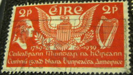 Ireland 1939 The 150th Anniversary Of U.S.A's Constitution 2p - Used - Gebraucht