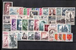 ANNEE COMPLETE FRANCE 1955 NSC (**)  46 TIMBRES ........................................................................ - 1950-1959