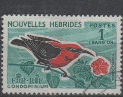 New Hebrides French. Honey-eater. 1966. Used Stamp. SCV = 3.75 - Usati