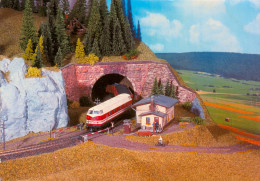 AK Modell-Eisenbahn Modellbahn Model Railway Oberes Muldental Deutschland DDR Deutsche Demokratische Republik GDR - Opere D'Arte