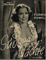 "Illustrierter Film-Kurier" "Südsee-Nächte" Mit Eleanor Powell, Robert Young -  Filmprogramm Nr. 3030 Von 1939 - Autres & Non Classés