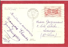 N°Y&T  39   BAMAKO       Vers    FRANCE  Le      16 FEVRIER  1954  2 SCANS - Lettres & Documents