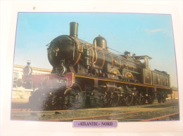 Fiche Technique Et Historique :  Locomotive "Atlantic" Nord  - France  1902 - Eisenbahnverkehr