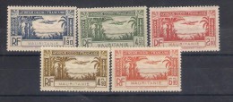 Mauritania Y/T   Nr PA1/5* (a6p13) - Unused Stamps