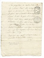 GÉNÉRALITÉ De CHALONS: Acte De La Baronnie D'Aubigny ( Les Pothées ) Commune De Flaignes Ardennes 08 En 1757 - Seals Of Generality