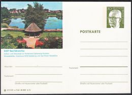 Germany 1973, Illustrated Postal Stationery "Bad Scheartau", Ref.bbzg - Illustrated Postcards - Mint