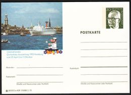 Germany 1973, Illustrated Postal Stationery "Hamburg", Ref.bbzg - Cartoline Illustrate - Nuovi