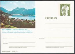 Germany 1973, Illustrated Postal Stationery "Schliersee", Ref.bbzg - Illustrated Postcards - Mint