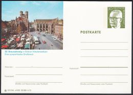 Germany 1973, Illustrated Postal Stationery "Braunschweig", Ref.bbzg - Cartoline Illustrate - Nuovi