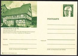 Germany 1973, Illustrated Postal Stationery "Ebersbach", Ref.bbzg - Cartoline Illustrate - Nuovi