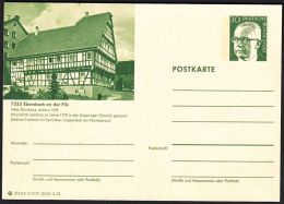 Germany 1973, Illustrated Postal Stationery "Ebersbach", Ref.bbzg - Cartes Postales Illustrées - Neuves