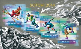 Central African Republic. 2014 Sochi 2014. (311a) - Winter 2014: Sochi