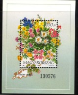 HUNGARY 1994 FLORA Plants EUROPEAN FLOWERS - Fine S/S MNH - Nuovi