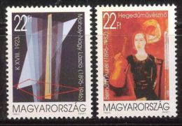 HUNGARY 1995 CULTURE Hungarian Paintings CONTEMPORARY ART - Fine Set MNH - Nuevos