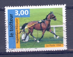 VARIÉTÉS FRANCE 1998 N° 3183   LE TROTTEUR  29.10.1998 OBLITÉRÉ YVERT TELLIER 0.50 € - Used Stamps