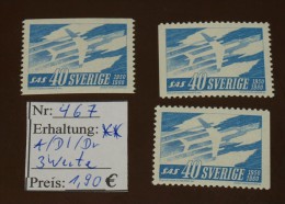 Sverige  Michel Nr:  467  A D Dr  Norden  ** MNH Postfrisch  #4018 - Unused Stamps