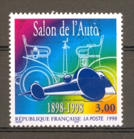 VARIÉTÉS FRANCE 1998 N° 3186  SALON DE L AUTOS 17.12.1998   OBLITÉRÉ  YVERT TELLIER 0.60 € - Gebruikt