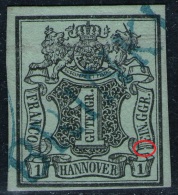 Einzeiler BRINKUM Auf 1 Gutegroschen Graugrün - Hannover Nr. 2 B Mit Abart - Pracht - Hanover