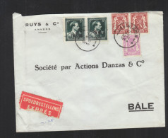 Expres Brief Taxe Reduite Anvers 1946 (9) - Covers & Documents