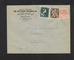 Brief Taxe Reduite Anvers 1946 (11) - Covers & Documents