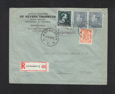 R-Brief Taxe Reduite Anvers 1946 (13) - Covers & Documents