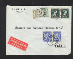 Expres Brief Taxe Reduite Anvers 1946 (17) - Covers & Documents