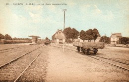 AUNEAU  La Gare Auneau Ville - Auneau