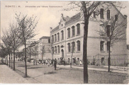 RIBNITZ Mecklenburg Ulmenallee Höhere Töchterschule Belebt 20.7.1910 TOP-Erhaltung - Ribnitz-Damgarten