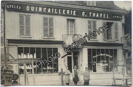 CPA Carte Photo Commerce Magasin 1922 AUFFAY Seine Maritime 76 Normandie - Auffay