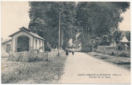 SAINT AMAND EN PUISAYE - Avenue De La Gare - Saint-Amand-en-Puisaye