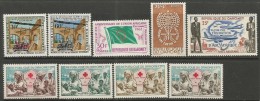 Dahomey  1962-3   6 Sets  MH  2016 Scott Value $9.25 - Benin - Dahomey (1960-...)