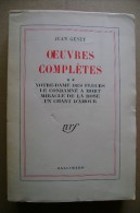 PCI/20 Jean Genet - Oeuvres Complètes - NOTRE-DAME DES FLEURS - LA CONDAMNE´ A MORT... Gallimard 1952 - Antiquariat