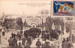 MARSEILLE - Exposition Internationale D´Électricité 1908, Les Portiques Lumineux - Exposition D'Electricité Et Autres