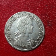 1/12 E D' ECU A LA MECHE COURTE DE LOUIS XIV EN TTB+/SUP - 1643-1715 Ludwig XIV.