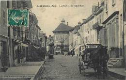 Ref B751- Ain - Seyssel - La Place De La Republique   -carte Bon Etat - Seyssel