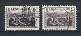 Luxemburg 1921  Mi 136A-B Used. - Used Stamps