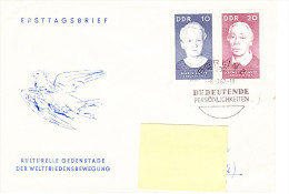 DDR GDR RDA - Kollwitz + Curie - FDC 1967 - 1950-1970