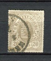 Luxemburg 1865  Mi 19a Used. - 1859-1880 Armoiries