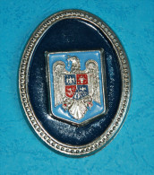 Head Badge For Soldiers - JANDARMERIA, Romania - Polizei
