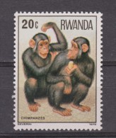 Rwanda MLH ; Chimpansee 1978 - Scimpanzé