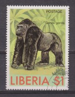 Liberia Used ; Gorilla 1983 - Gorilas